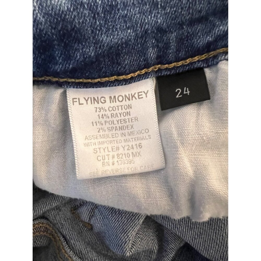 Flying Monkey Distressed Jeans - Picture 11 of 12